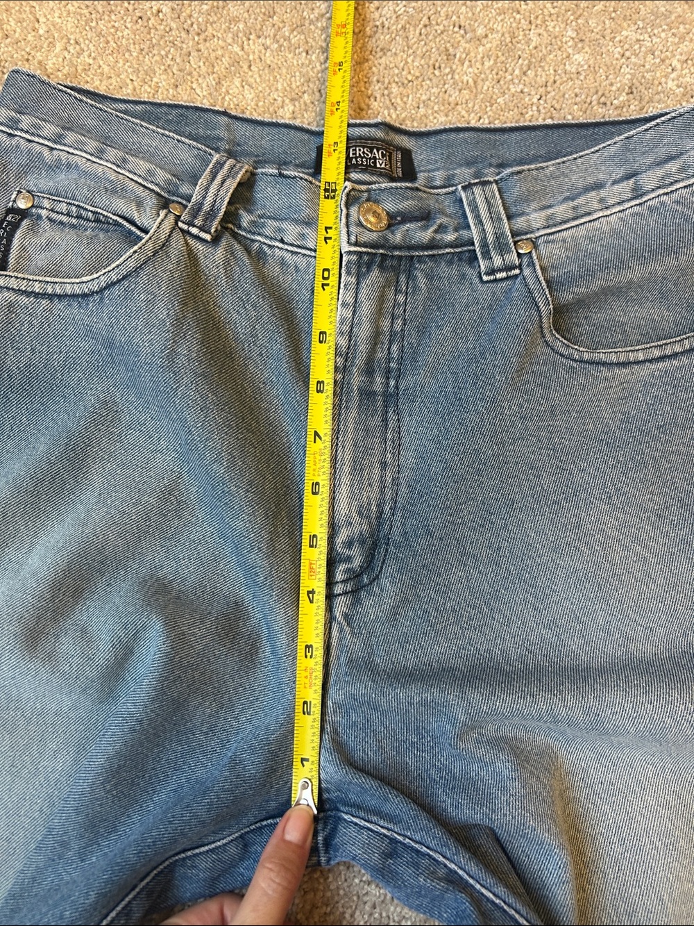 Vintage Versace Classic Denim Jeans size 34 - Picture 9 of 17